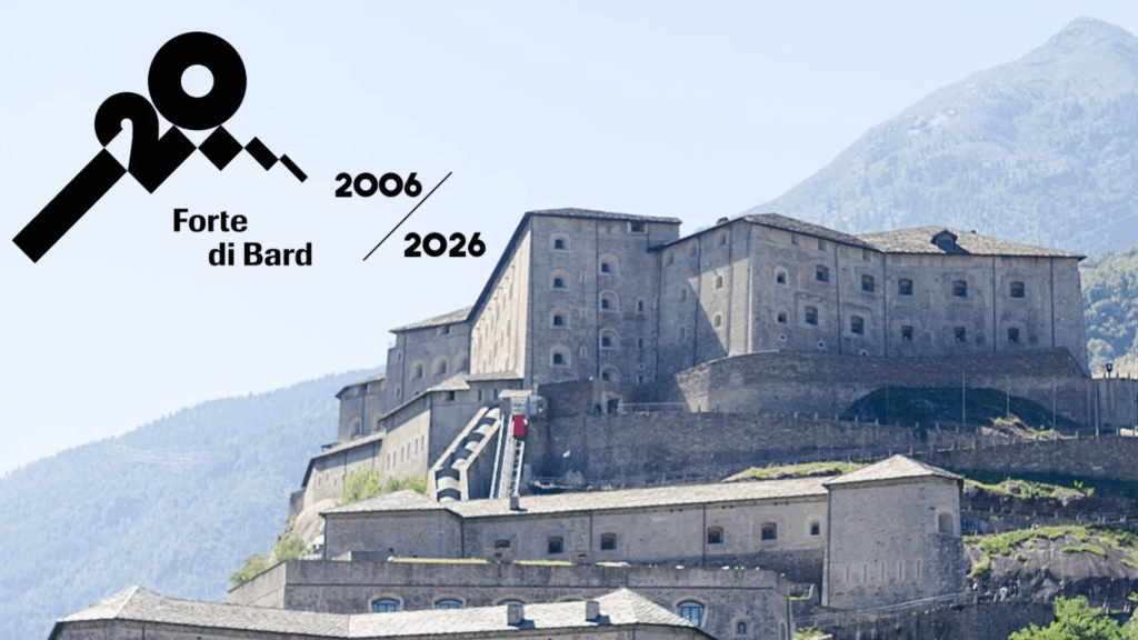 Forte di Bard, vent’anni di arte e memoria storica con Caravaggio Forte di Bard, Vent'anni (c) elaborazione su immagine CC BY-SA 4_0 Wikimedia Commons