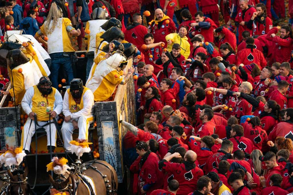 La Battaglia delle arance (c) Ufficio stampa Storico Carnevale di Ivrea