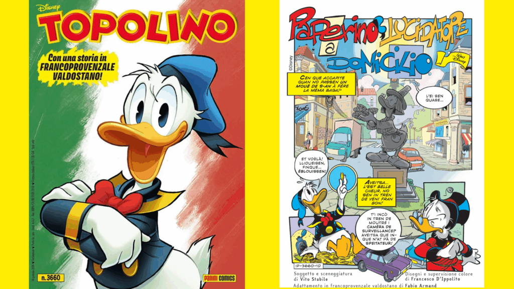 Topolino in dialetto, Mickey en dialecte (c) Panini Comics