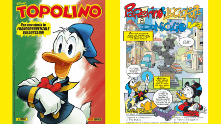 Topolino in dialetto, Mickey en dialecte (c) Panini Comics