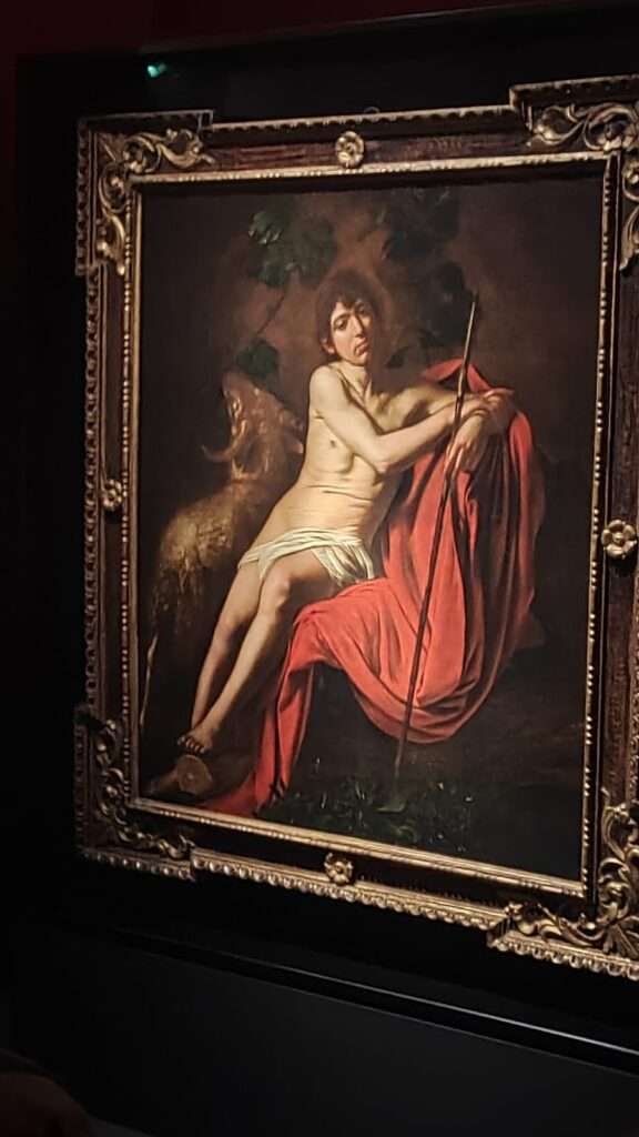 Il giovanni battista di caravaggio esposto al forte di bard fino al 6 aprile 2026 (c) forte di bard