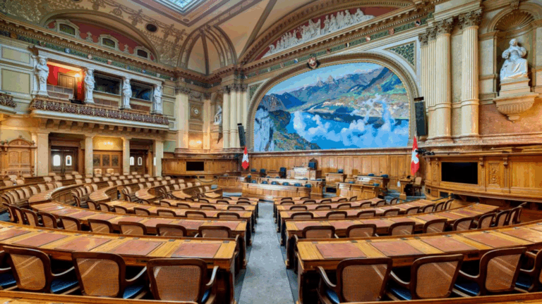 Le Conseil National, à Berne (c) Services du Parlement