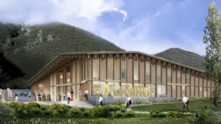 Casino de Digne-les-Bains, autorisation délivrée, ouverture en fin 2026 Le rendering du futur casino de Digne-les-Bains (c) Ville de Digne-les-Bains bureau de presse