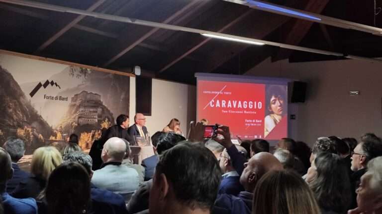 L'incontro per i vent'anni del Forte di Bard come sede espositiva e di eventi, il 13 gennaio 2024 (c) Sandra Bovo Nos Alpes