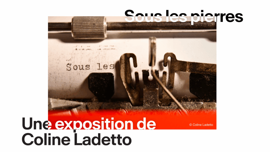 Un extrait de l'affiche de l'exposition, par coline ladetto