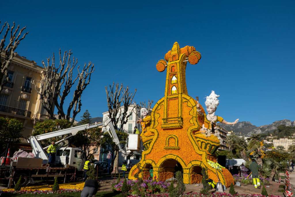 Le installazioni (c) crédit photo : Ville de Menton