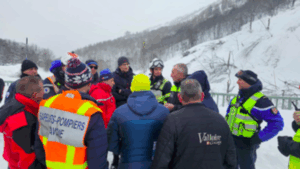 Équipe de secours (c) Préfecture de la Savoie