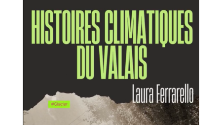 Cambiamento climatico e intelligenza artificiale alla Médiathèque di Martigny Histoires climatiques du Valais, extrait du flyer
