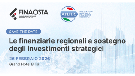 Incontro di Saint-Vincent sulle finanziarie regionali del 26 febbraio 2026, il flyer