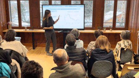 La rencontre Science Sandwich du 8 janvier 2026 au CREA Mont-Blanc de Chamonix (c) CREA Mont-Blanc