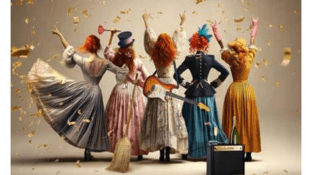 Orgueil et Préjugés … ou presque à Aoste : une comédie musicale féministe à la Saison Orgueil et préjugés ... ou presque, extrait du flyer