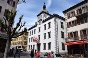 L'Hôtel de Ville à Sion (c) CC BY SA 2_0 János Korom Dr. Wikimedia Commons