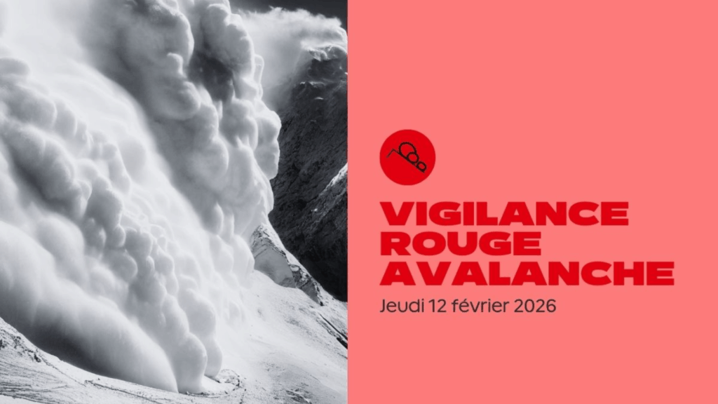 Le flyer d'alerte avalanche de la Préfecture