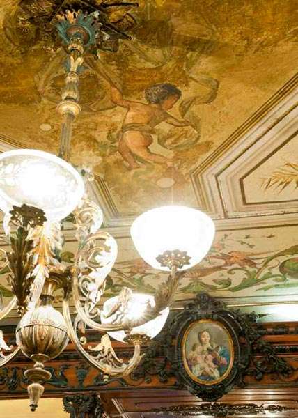 Pietro romanengo fu stefano, soffitti