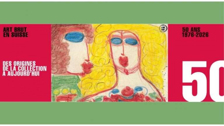 Un estratto della locandina della mostra a Losanna