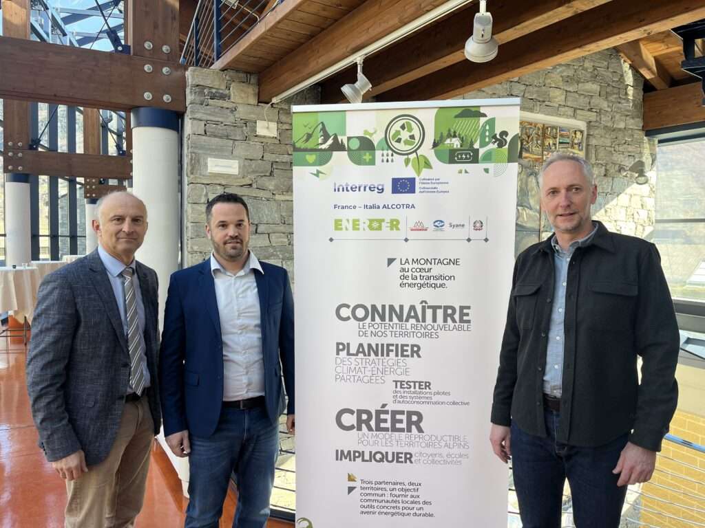 Un moment de la rencontre du projet Ener-Ter à Gignod, en Vallée d'Aoste, le 27 février 2026 (c) Unité des Communes valdôtaines Grand-Combin