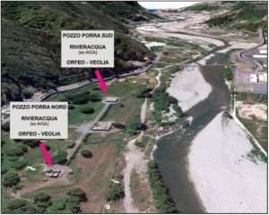 Il campo di captazione di Porra, Le champ de captation de Porra (c) Concert-Eaux