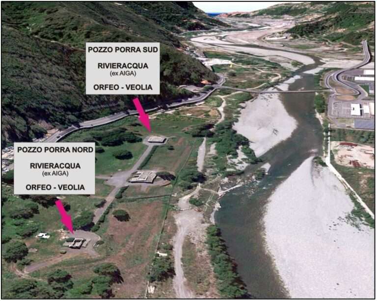 Il campo di captazione di Porra, Le champ de captation de Porra (c) Concert-Eaux