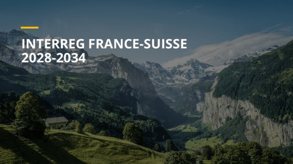 Il nuovo programma Interreg Francia-Svizzera 2028-2034, Le nouveau programme programma Interreg France-Suisse 2028-2034 (c) Région Bourgogne-Franche-Comté