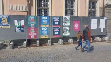 Le bacheche elettorali del referendum sulla giustizia, il 20 marzo 2026 (c) Nos Alpes