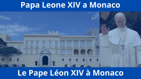 Papa Leone XIV a Monaco, Le Pape Léon XIV à Monaco, couverture sur images Wikimedia Commons CC BY SA 4