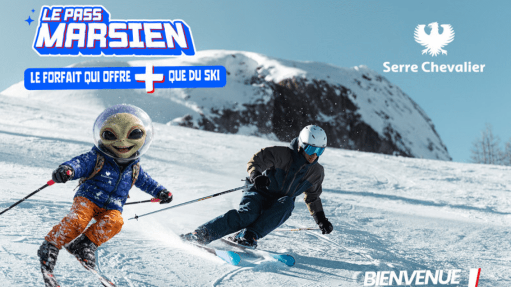 Serre Chevalier e il “Pass Marsien” per favorire il turismo di fine stagione Promo du Passe Marsien à Serre Chevalier