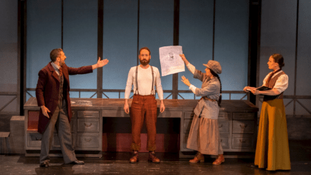 Une scène du spectacle "Les Téméraires" (c) Région Aut. Vallée d'Aoste