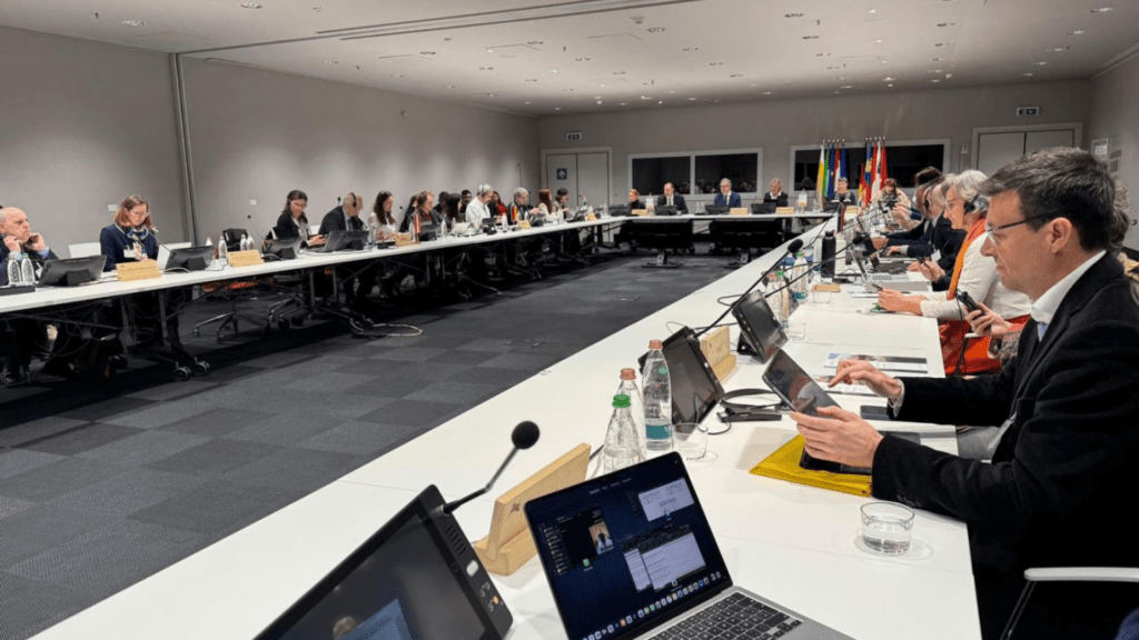 Réunion du Comité permanent de la Convention alpine à Turin, Présidence italienne Un momento del Comitato permanente di Torino della Convenzione alpina, il 26 marzo 2026 (c) Regione Piemonte