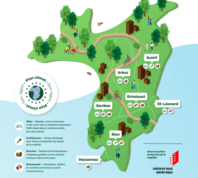 Estratto del programma del Tour des communes