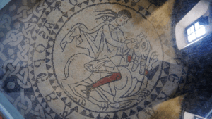 Il mosaico della chiesa di Sant'Orso (c) CC BY SA Zairon Wikimedia Commons