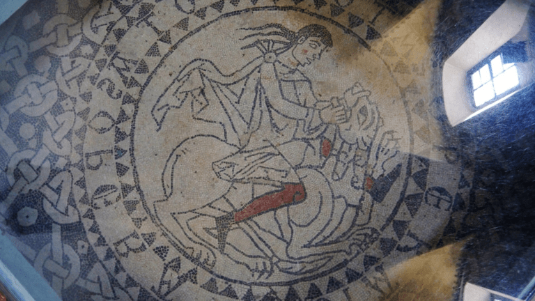 Il mosaico della chiesa di Sant'Orso (c) CC BY SA Zairon Wikimedia Commons