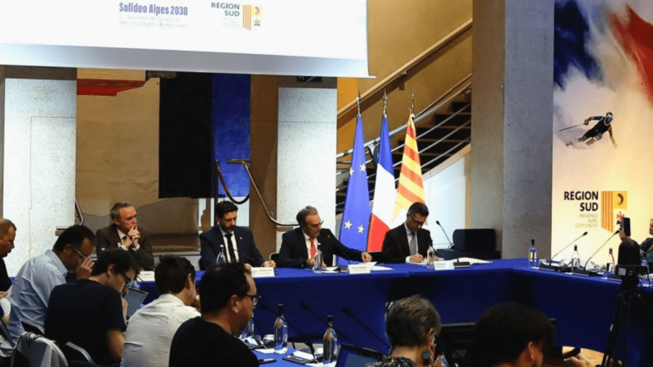 Un moment de la conférence de presse du 29 avril 2026 (c) Région Sud