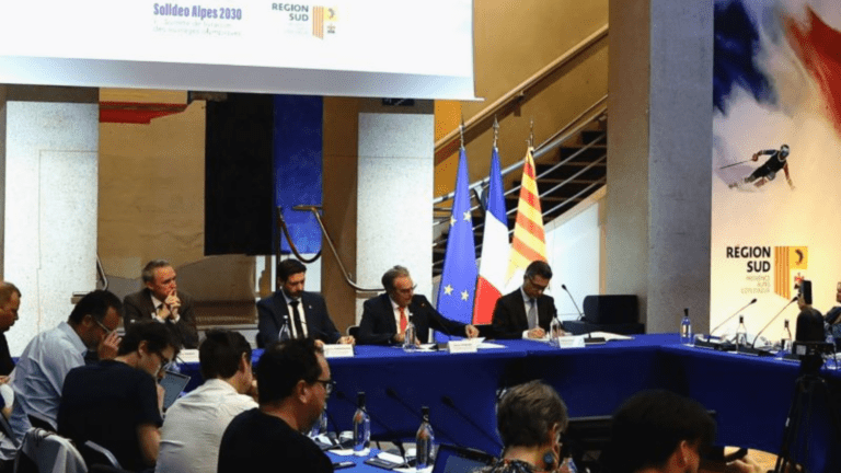 Un moment de la conférence de presse du 29 avril 2026 (c) Région Sud