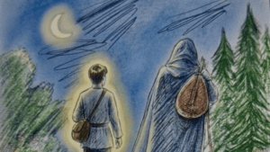 Il templare, il pellegrino misterioso (c) Nos Alpes Khizara Nalgieva