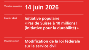 Votation populaire 14 juin 2026 - Conseil Fédéral