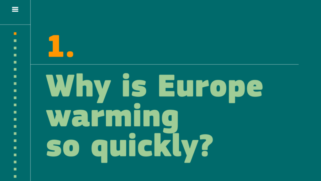 Le Alpi tra le aree europee più esposte al cambiamento climatico European Report