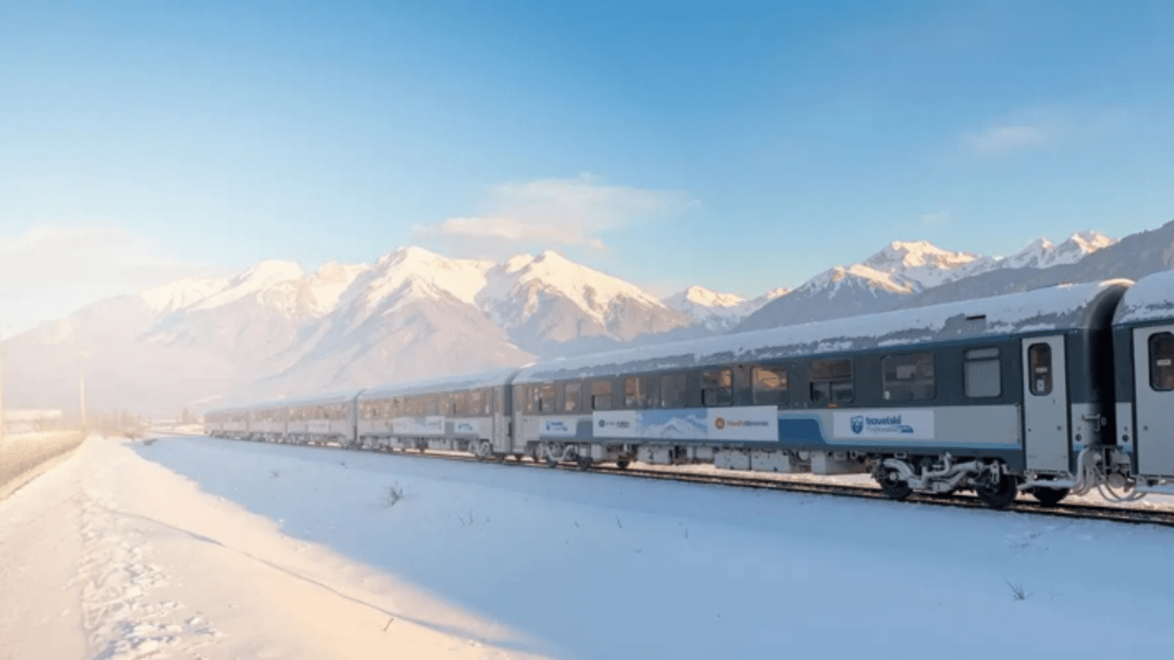 Il treno notturno Amsterdam-Alpi francesi di Travelski, Le nouveau train de mito Amsterdam-Alpes françaises de Travelski (c) Compagnie des Alpes