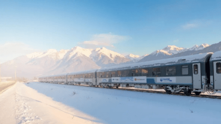 Travelski lance un nouveau train de nuit Amsterdam-Alpes françaises Il treno notturno Amsterdam-Alpi francesi di Travelski, Le nouveau train de mito Amsterdam-Alpes françaises de Travelski (c) Compagnie des Alpes