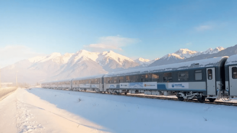 Il treno notturno Amsterdam-Alpi francesi di Travelski, Le nouveau train de mito Amsterdam-Alpes françaises de Travelski (c) Compagnie des Alpes