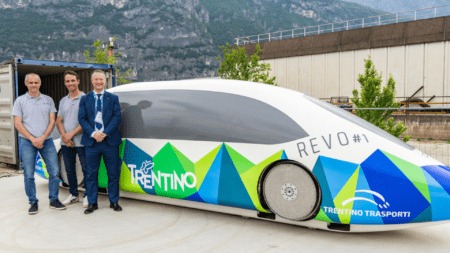 Presentazione prototipo di taxi ferroviario autonomo, foto di Motion Studio