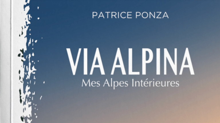 Via Alpina, un extrait de la couverture du livre