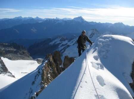 Arête Forbes au Chardonnet (c) Alexandre Chibane, Wikimedia Commons CC-BY-SA 4.0