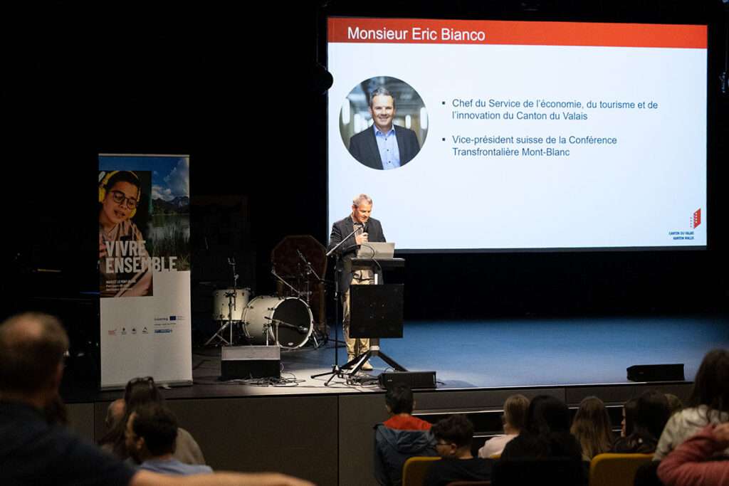 Eric Bianco, capo del Servizio dell'economia, del turismo e dell'innovazione del Cantone Vallese (c) Valérie Pinauda, Photoval