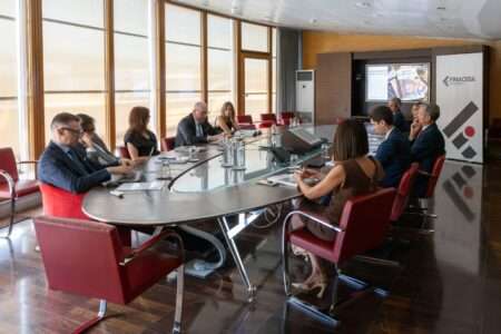 La riunione per il bilancio 2025 di Finaosta (c) Finaosta