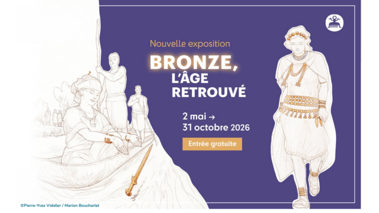 Au musée Savoisien de Chambéry, l’âge du Bronze et l’histoire des Alpes L'affiche de l'exposition au Musée Savoisien (c) Musée Savoisien P-Y Videlier et M Boucharlat