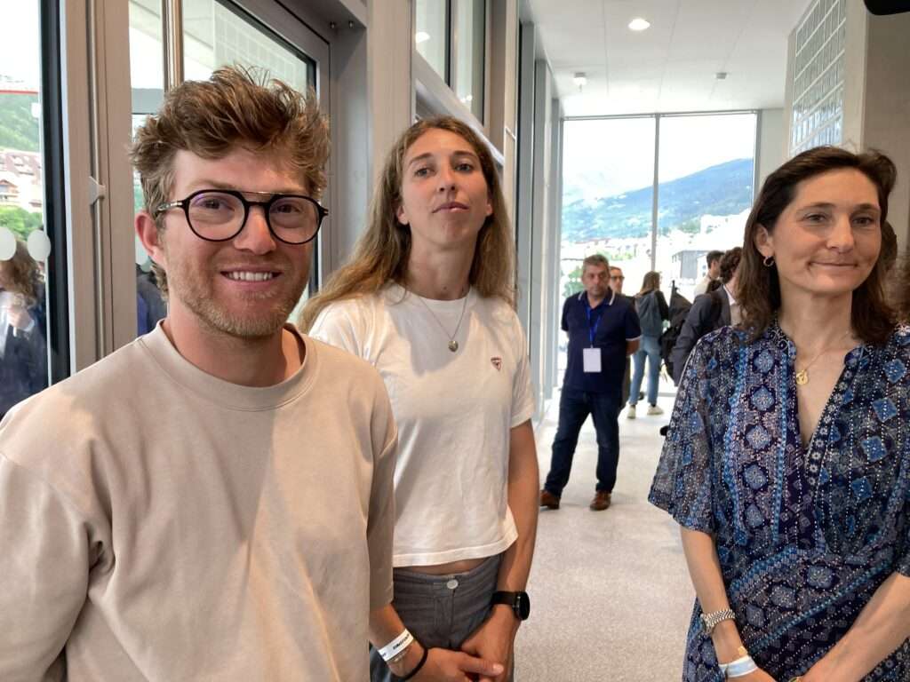 Oscar Burnham et Chloé Trespeuch, athlètes olympiques