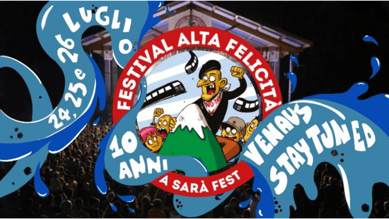 Estratto dal flyer di Alta Felicità 2026