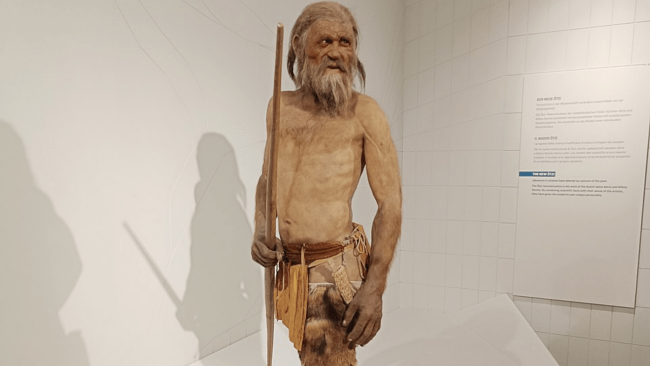 Ricostruzione di Ötzi (c) Mannivu, CC BY-SA 4.0 - Wikimedia Commons