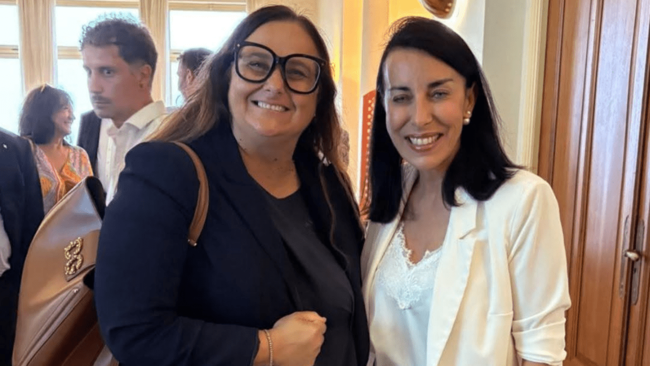 Marzia Baldassarre e Alexandra Masson (c) comune di Bordighera