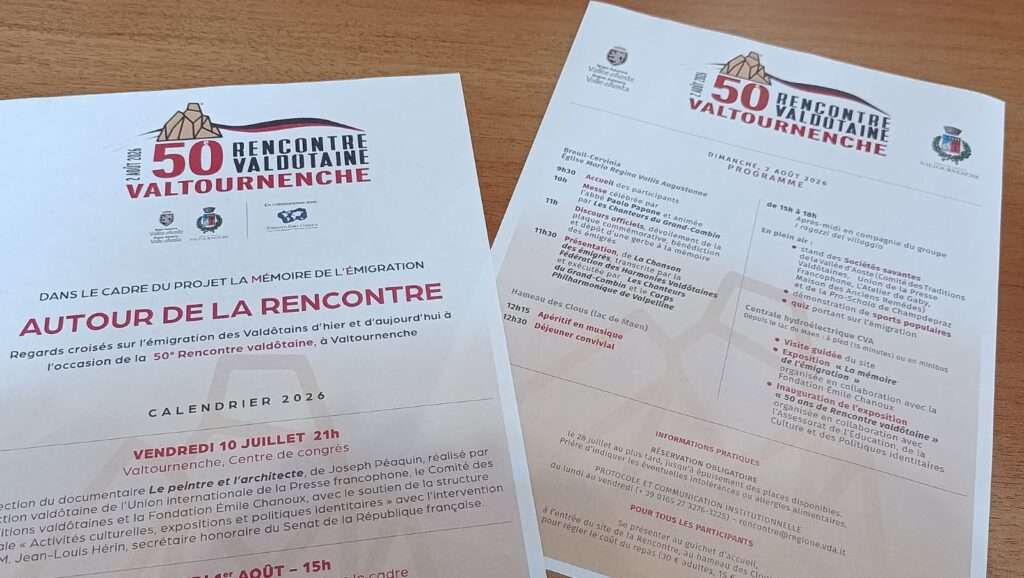 En préparation de la Rencontre valdôtaine 2026 de Valtournenche (c) Nos Alpes Enrico Martial
